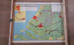 Schoolplaat Zuid Holland (doek/papier), Ophalen of Verzenden, Aardrijkskunde