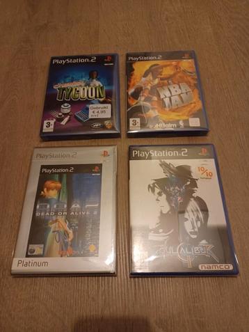 NBA JAM/Soul Calibur 2/Chemist Tycoon/DOA2 PS2 beschikbaar voor biedingen