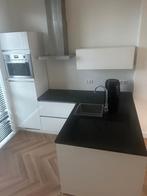 Complete keuken,  incl apparatuur 850€, Huis en Inrichting, Ophalen, Gebruikt, Wit, Hoekkeuken