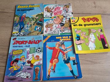 5 stripboeken uit vervlogen tijden voor slechts 1 euro p/st beschikbaar voor biedingen