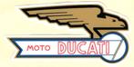 Moto Ducati links sticker #9, Ophalen of Verzenden