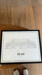 Wijck poster met lijst AFC AJAX Johan Cruijff Arena, Ophalen of Verzenden, Zo goed als nieuw