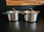 Pannen van het merk SOLA, Ophalen of Verzenden, Zo goed als nieuw, Rvs, Pannenset