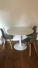 IKEA Docksta tafel - gebruikt, goede staat, Huis en Inrichting, Tafels | Eettafels, Kunststof, Gebruikt, 100 tot 150 cm, Rond