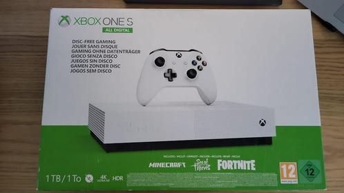 Xbox One S All Digital 1TB, Spelcomputers en Games, Spelcomputers | Xbox One, Gebruikt, Xbox One S All-digital, 1 TB, Met 1 controller