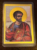 Byzantijns Orthodox Christelijke bidprent Sint Lucas, Ophalen of Verzenden, Nieuw