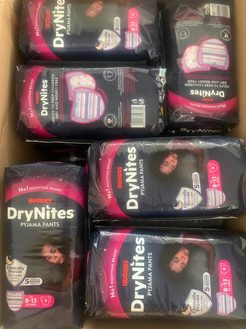 Huggies Dry Nites Pyama Pants Teen 5,00 per pak 9stuks, Diversen, Verpleegmiddelen, Nieuw, Ophalen of Verzenden