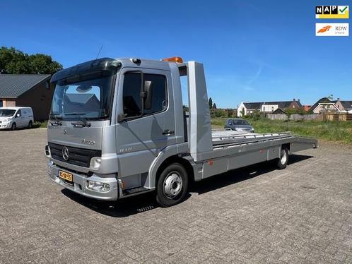 Mercedes-Benz ATEGO 818 OPRIJWAGEN ROLEGO OPBOUW 2 LADER NAV, Auto's, Vrachtwagens, Bedrijf, Te koop, Boordcomputer, Elektrische buitenspiegels