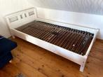 Eenpersoons bed wit, 100 cm, Gebruikt, Eenpersoons, Wit