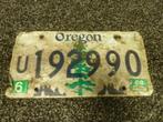 Kentekenplaat licenseplate Oregon 4 USA, Verzenden, Gebruikt, Auto's