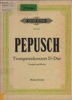 Pepusch Konzert D-Dur voor Trompet & Piano, Muziek en Instrumenten, Bladmuziek, Ophalen of Verzenden, Gebruikt, Les of Cursus