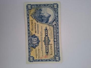 Bankbiljet Gibraltar 1958 beschikbaar voor biedingen