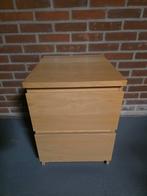 Malm nachtkastje, Ophalen, Minder dan 50 cm, Gebruikt, 1 of 2 laden