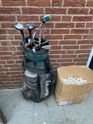 Golfset dames plus gebruikte ballen beschikbaar voor biedingen