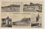 Groeten uit Zandvoort, Verzamelen, Ansichtkaarten | Nederland, Verzenden, 1920 tot 1940, Gelopen, Noord-Holland