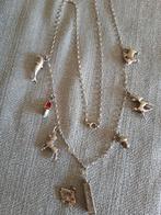 Vintage zilveren bedel ketting, Antiek en Kunst, Verzenden, Zilver
