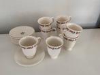 Wedgwood Rosalind Koffiekopjes & Schotels, Gebruikt, Ophalen of Verzenden, Wedgwood, Kop(pen) en/of Schotel(s)