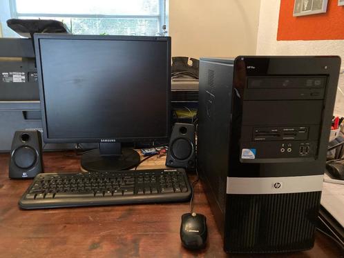 Randapparatuur HP Pro 3010 MicroTower PC DeskTop 2010, Computers en Software, Monitoren, Gebruikt, 60 Hz of minder, Ophalen