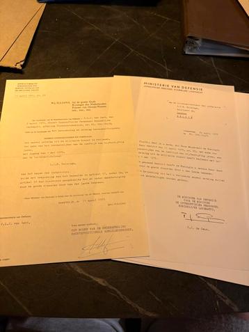Militaire, Luitenant-Kolonel Leo J. R. Huizinga, antiek, wo2 beschikbaar voor biedingen