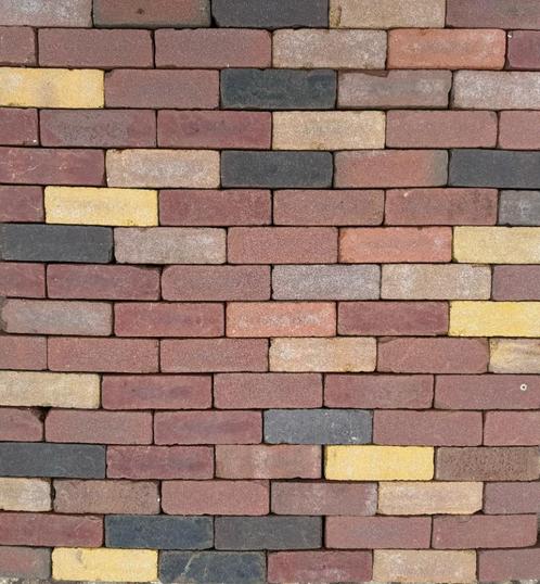 Gebakken Langformaat 80/70 Genuanceerd Getrommeld, Tuin en Terras, Tegels en Klinkers, Nieuw, Klinkers, Overige materialen, 10 m² of meer