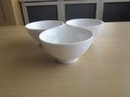 Intermezzo Roma porselein 3 schaaltjes D14,5cm H7,5cm, Huis en Inrichting, Keuken | Servies, Ophalen of Verzenden, Effen, Porselein
