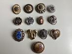 13 Sjaal clips, Sieraden, Tassen en Uiterlijk, Broches, Ophalen of Verzenden, Gebruikt