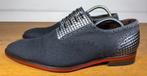 Floris van Bommel herenschoenen maat 8 / 42, Ophalen, Blauw, Floris van Bommel, Zo goed als nieuw