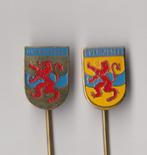 Overijssel Provincie wapen speldjes, Verzamelen, Speldjes, Pins en Buttons, Gebruikt, Niet vindbaar, Niet vindbaar, Speldje of Pin