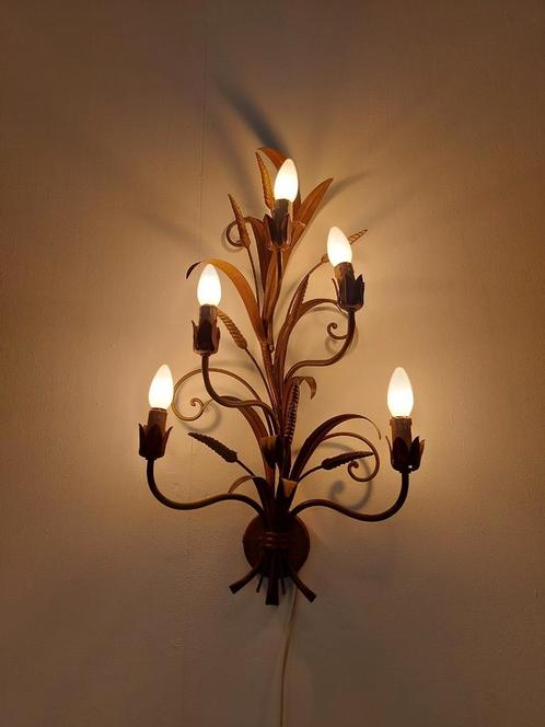 Vintage wandlamp Hans Kögl eclectisch lamp mid century, Huis en Inrichting, Lampen | Wandlampen, Zo goed als nieuw, Metaal, Ophalen of Verzenden