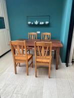 Oud grenen tafel 160x90, Huis en Inrichting, Complete eetkamers, 4 tot 6 stoelen, Gebruikt, Ophalen of Verzenden