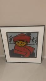 Bart Drost Jongetje in de winter, Antiek en Kunst, Ophalen of Verzenden