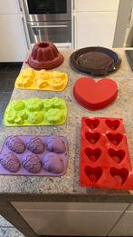 Verschillende (ongebruikte) siliconen bakvormen., Ophalen of Verzenden, Zo goed als nieuw, Taarten, Bakvorm