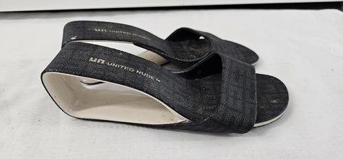 zwarte sandalen van United nude maat 37 (29625), Kleding | Dames, Schoenen, Zo goed als nieuw, Sandalen of Muiltjes, Zwart, Verzenden