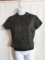 Leuk glitter disco feest shirt. Mt M, Maat 38/40 (M), Carnaval, ., Ophalen of Verzenden