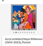 Schilderij Maya Wildevuur acryl op doek, Ophalen