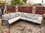 Loungebank tuin, Tuin en Terras, Ophalen, Gebruikt, 6 zitplaatsen, Aluminium