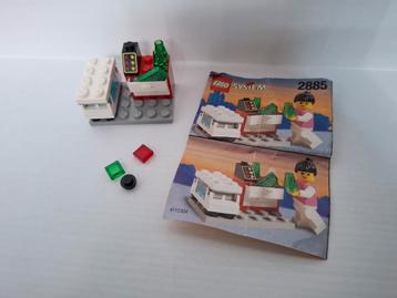 LEGO System Town set 2885 Ice Cream Seller ijsverkoper beschikbaar voor biedingen