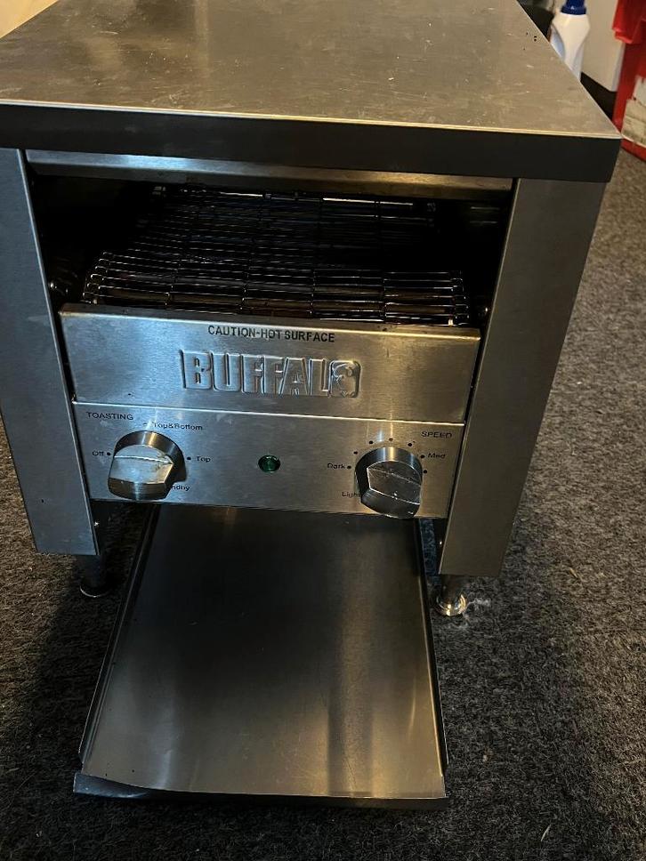 Buffalo Toaster, Witgoed en Apparatuur, Broodroosters, Gebruikt, Meer dan 8 standen, Uitneembare kruimellade, Ophalen