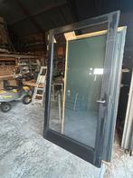 Hardhouten buiten deur met HR++ glas, Deurkozijn, Zo goed als nieuw, Hout, Ophalen