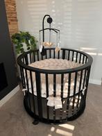 Box rond zwart Europe baby nog zo goed als nieuw, Kinderen en Baby's, Boxen, Ophalen, Zo goed als nieuw, Rond, Boxkleed