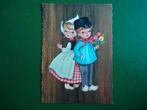 (1404) Kinderkaart: Jongen en meisje, Verzenden, 1980 tot heden, Gelopen, Kinderen