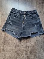 Spijkerbroekje kort zwart - Zara Maat 134, Broek, Meisje, Ophalen of Verzenden, Zo goed als nieuw