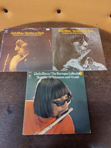 Chris Hinze Vinyl LP Collectie: Sketches on Bach, Variations beschikbaar voor biedingen