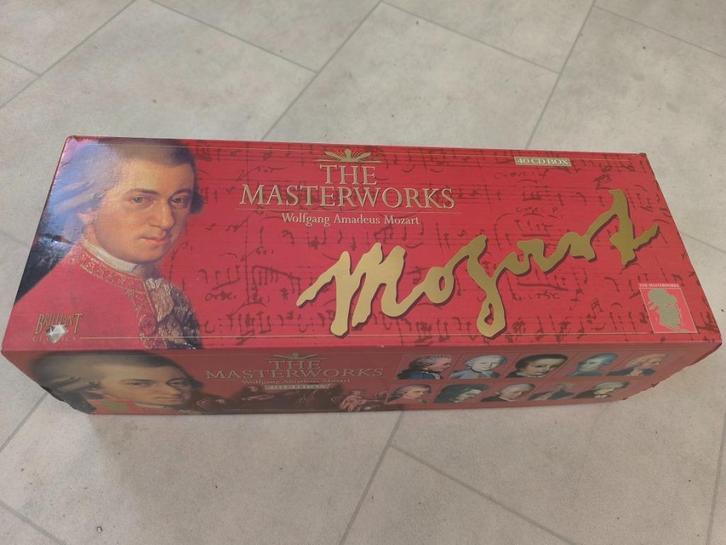 The Masterworks Mozart 40 cd box, Cd's en Dvd's, Cd's | Klassiek, Zo goed als nieuw, Overige typen, Classicisme, Boxset, Ophalen of Verzenden