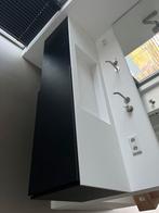 Wastafel inclusief spiegel, Huis en Inrichting, Badkamer | Badkamermeubels, Ophalen, 50 tot 100 cm, Zo goed als nieuw, Minder dan 100 cm