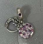 Pandora Pave Feather Dangle Bedel Zilver, Verzenden, Pandora, Zo goed als nieuw, 1 bedel