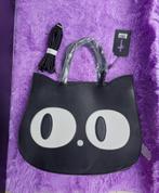 Damestas met kattenkopmotief, Sieraden, Tassen en Uiterlijk, Tassen | Damestassen, Ophalen of Verzenden, Nieuw, Zwart, Schoudertasje