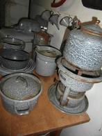 Diverse emaille spullen, Ophalen