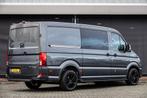 MAN TGE 35 | 140Pk Aut. 3.140 | Dubbel Cabine | L3H2 | 12.9', Auto's, Bestelauto's, Stof, Gebruikt, Zwart, 4 cilinders