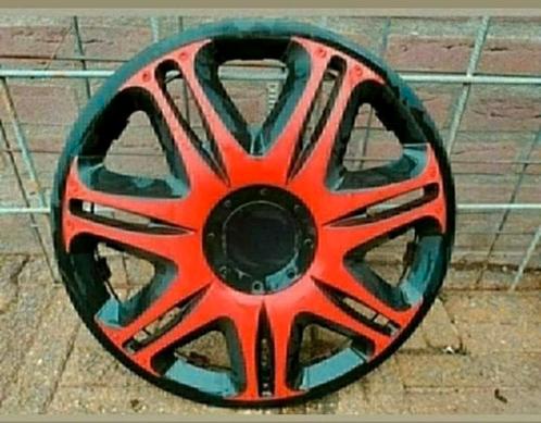Wieldop Nasgar,14 inch,zwart,rood, doorsnede 39 cm,14",Trend, Auto diversen, Wieldoppen, Zo goed als nieuw, Ophalen of Verzenden